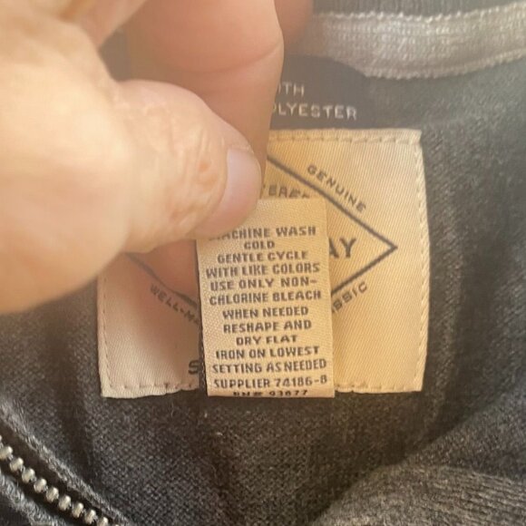 St John's Bay Mens Sweater Size XXL Pullover Half-Zip Soft Knit Gray Casual - Picture 6 of 8